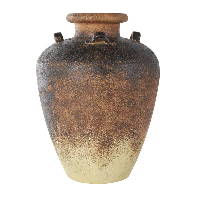 Vase en cuivre Classen, H 15,85 po x l 11,85 po x P 11,85 po
