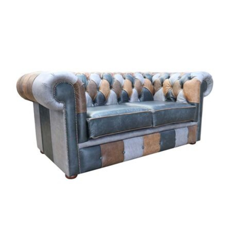 2 Seater Full Grain Leather Sofa