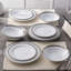 Ensemble de 4 assiettes plates Noritake Austin Platinum, 10 1/2 po