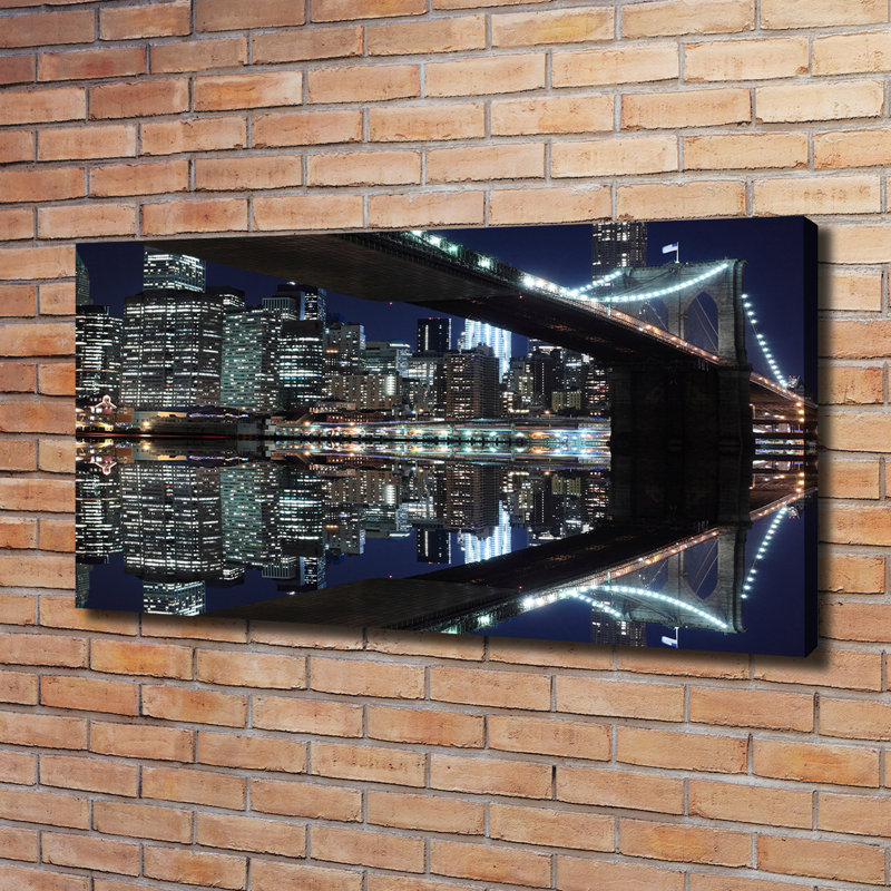 Brooklyn Bridge - Wrapped Canvas Print