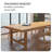 86.61"All-Solid-Pine Long Rectangular Conference Table-208517322