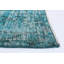 Tapis unique en laine turquoise 6 pi 9 po x 10 pi 2 po One Age of a Kind Jarrard