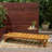 Chaise Lounge For Outdoor Space Patio Poolside, Metal And Wood-111591049-111591048