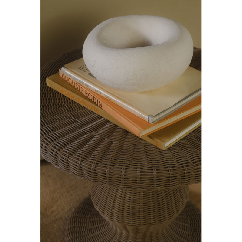 Table d'appoint d'extérieur Aydah Emmeline Naturel