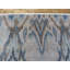 Tapis de surface en laine bleu/brune 8 pi 1 po x 10 pi 2 po one-of-kind à la main noué la Beaumont