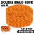 Arlmont & Co. 7/16 Inch Double Braid Polyester Rope