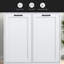 Armoire à linge avec portes et tablette, panier à linge inclinable, style autoportant, tablette réglable, blanc