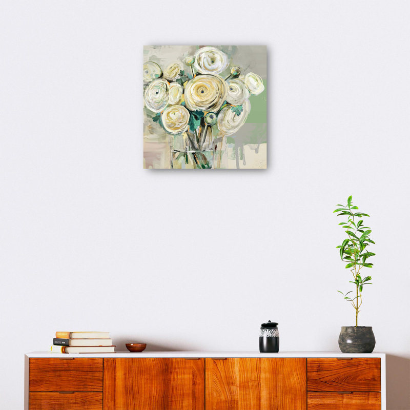 Reproduction d'art sur toile Ranunculus Gathering par Studio Arts, Toile tendue, H 12 po x l 12 po x P 1,5 po