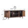 Dragelin Modern Reeded TV Stand with Open Storage