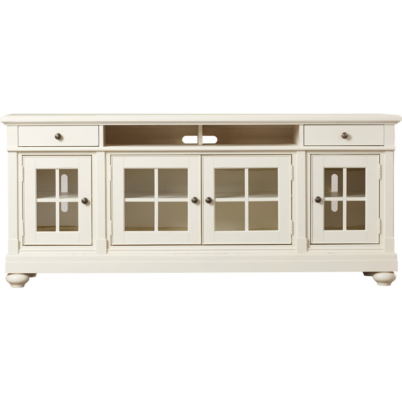 Baroncourt TV Stand, 32" H x 62.25" W x 19" D, White