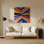 Art mural rigide gris 65-2046399929