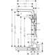 Talis S Single Handle Floor Mounted Trim with Hand Shower