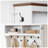 Farmhouse Hall Tree with Shoe Bench
