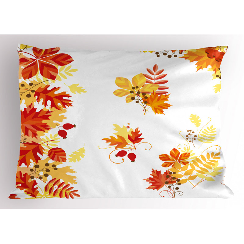 Polyester Floral Sham Set, Queen