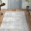 Tapis de couloir à motif de médaillon pour le salon, la chambre à coucher, la salle à manger, le vestibule, le couloir ou la cuisine Almirka, ivoire / gris-30192733