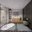 Meuble-lavabo double l 48 po Kyng-14387640