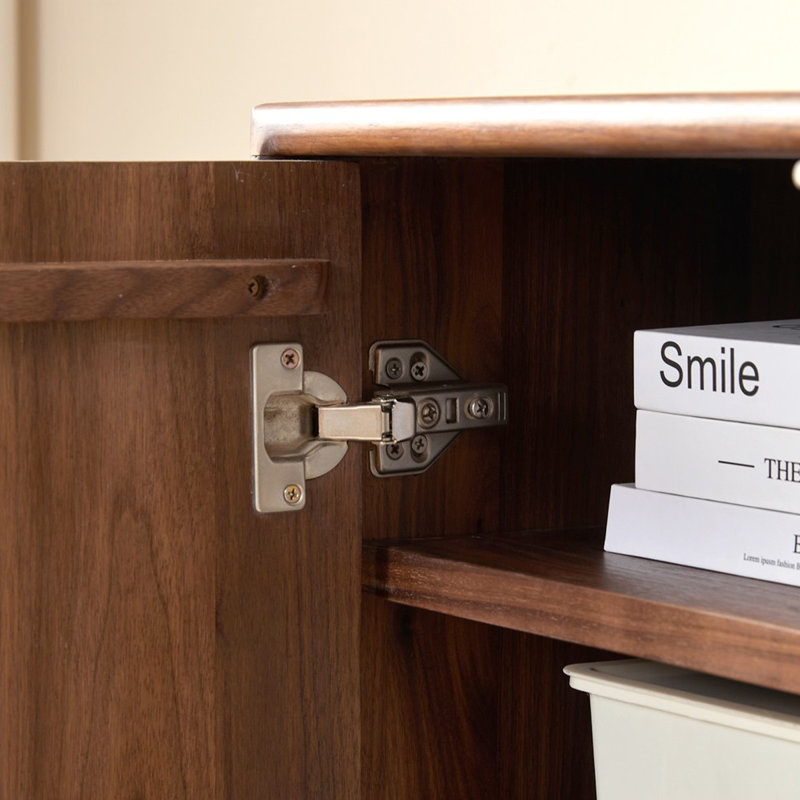 Walnut Solid Wood Shoe Storage Bench