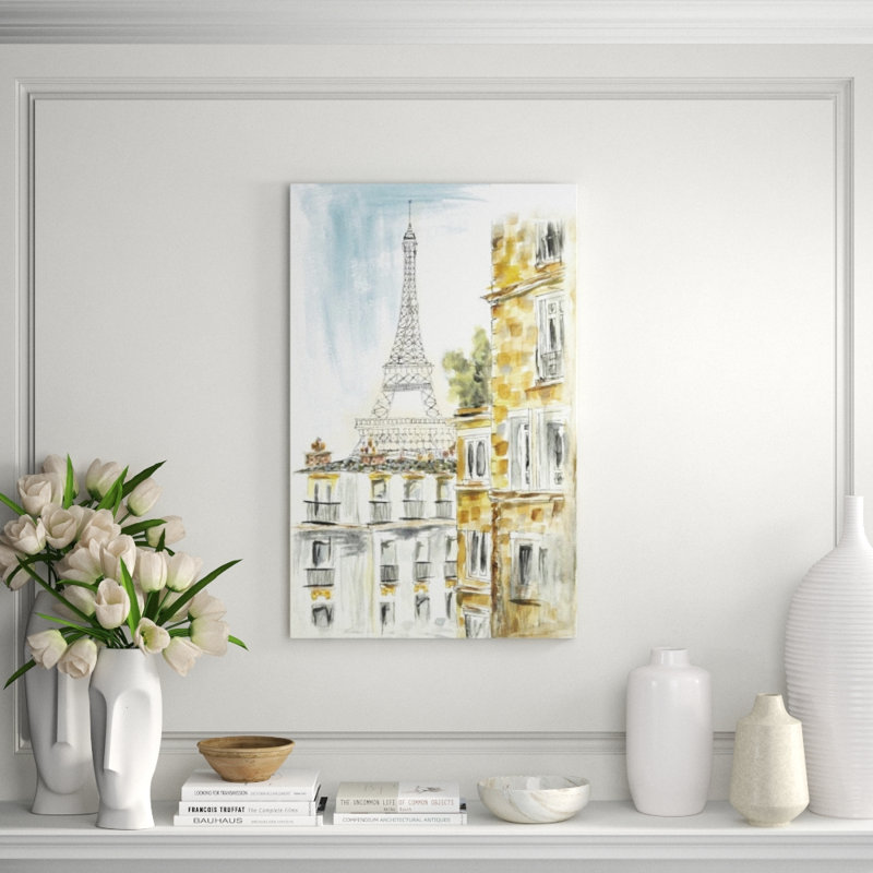 Parisian Paradise Print by Janice Aron, Outdoor, 38" H x 24" W x 1.5" D