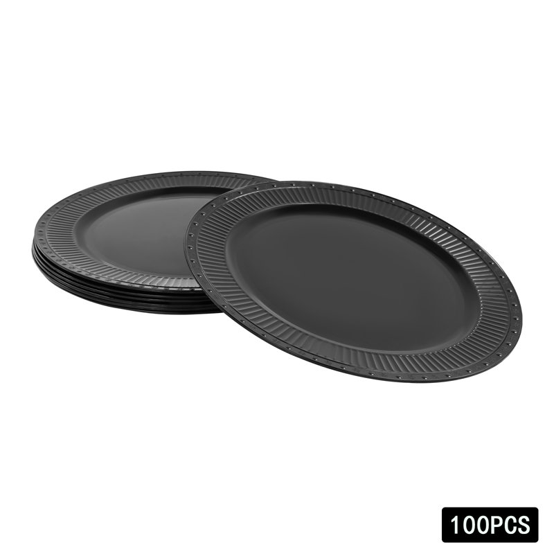 Chargeur en plastique 13 po (ensemble de 100), Noir