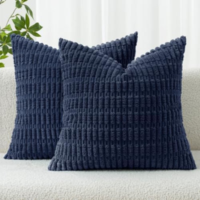 Striped Corduroy Pillow Cover