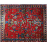 Drago One-of-a-Kind 5'0" X 5'11" 1980s Wool Area Rug in