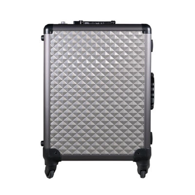 Slaycase XL Vanity Travel Train Case with LED Bulb Makeup Organizer Bag Including USB, Dimmer Switch