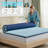 3 Inch Mattress Topper For College Dorm, Reversible Extra Firm & Cooling Gel Egg Crate Foam, Back Pain Relief-601538977