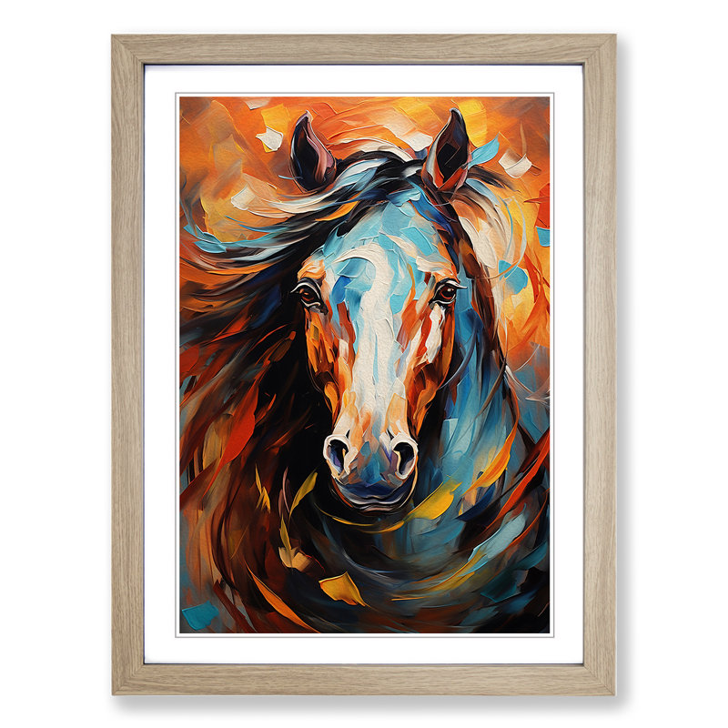 Horse Expressionism No.2 - Framed Print