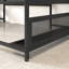 Bureau en forme de U avec prises de courant et support à bande et moniteur à DEL, bureau en forme de L avec tablette de rangement, bureau de jeu pour bureau personnel