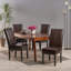 Chaises d'appoint rembourrées en similicuir Danielle-69607031
