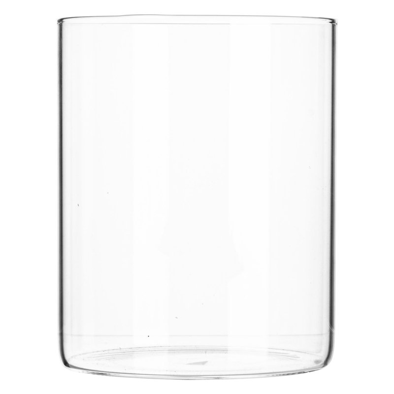 Argon Tableware - Glass Scandi Storage Jar, 12.5cm H x 10cm W x 10cm D
