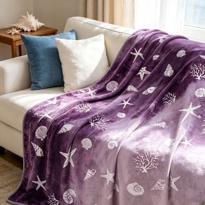 Couverture rafraîchissante double face en fibres, légère et respirante, idéale pour les personnes qui ont chaud la nuit, sur canapé, au lit ou en voyage.