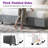 Queen Size Modern Upholstered Bed Frame with Vertical Corduroy Headboard,Gray-1470975460-1470975465