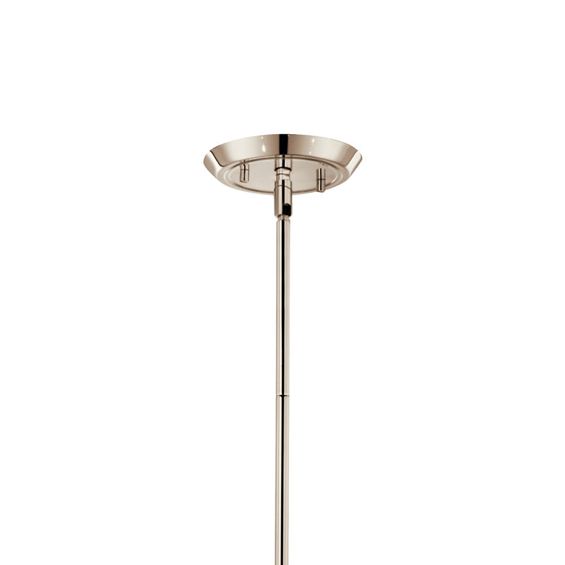 Kichler Alvaro 8-Light Polished Nickel Bare Bulb Steel Chandelier, Polished Nickel, 23.25" H x 50" W x 50" D, 8