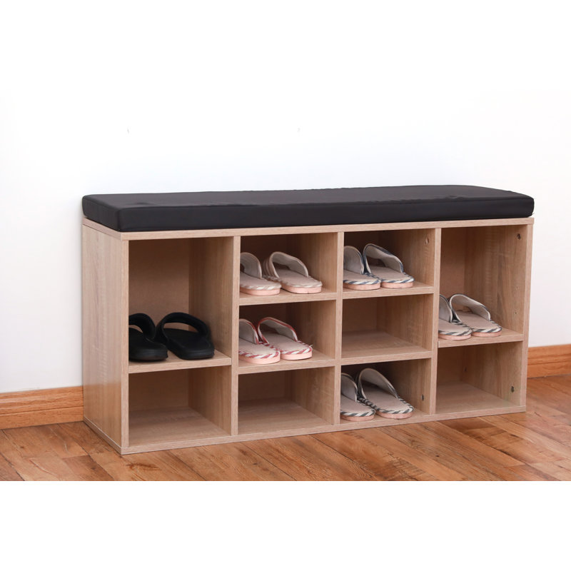 10 Pair Shoe Storage Bench