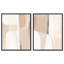 Ensemble de 2 décorations murales Boho Blush & Gold par Art Remedy, cadre noir, 16 x 20-2017870973-2017870972