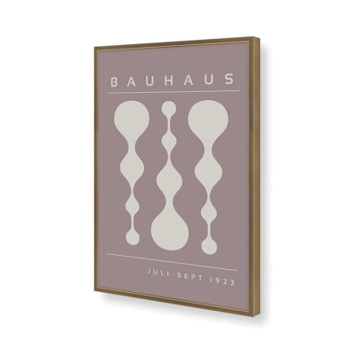 «Warm Taupe» rétro, affiche de Bauhaus II