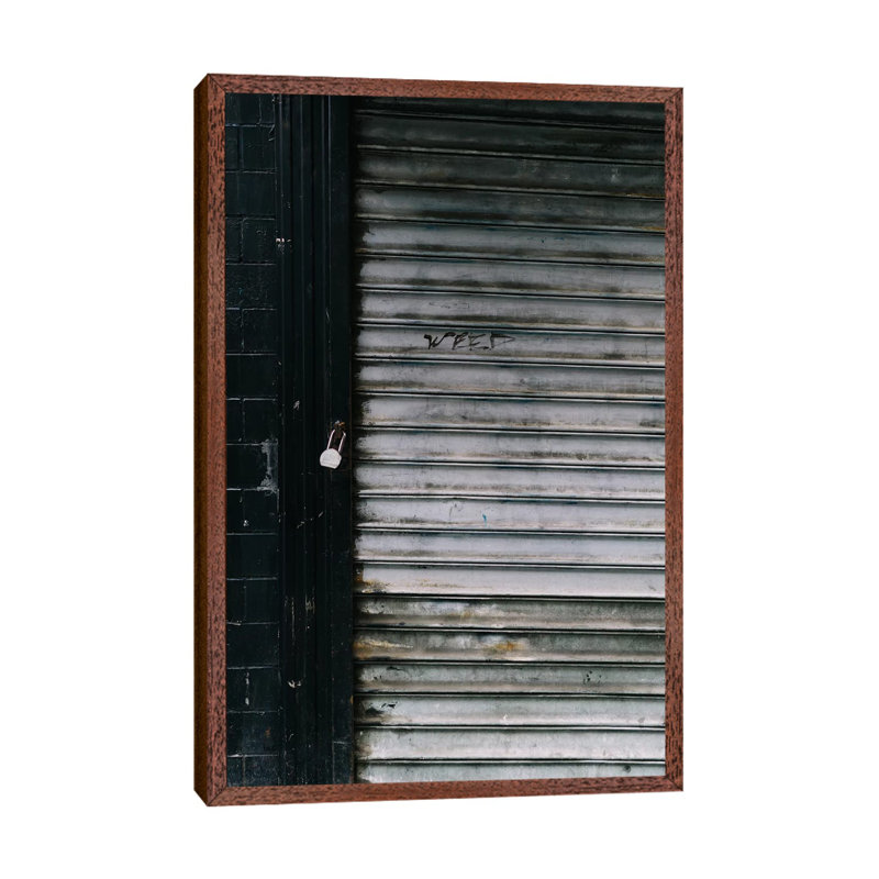 New York Weed by Bethany Young - Print on Canvas, Classic Brown Wood Framed, 66.04cm H x 45.72cm W x 3.81cm D