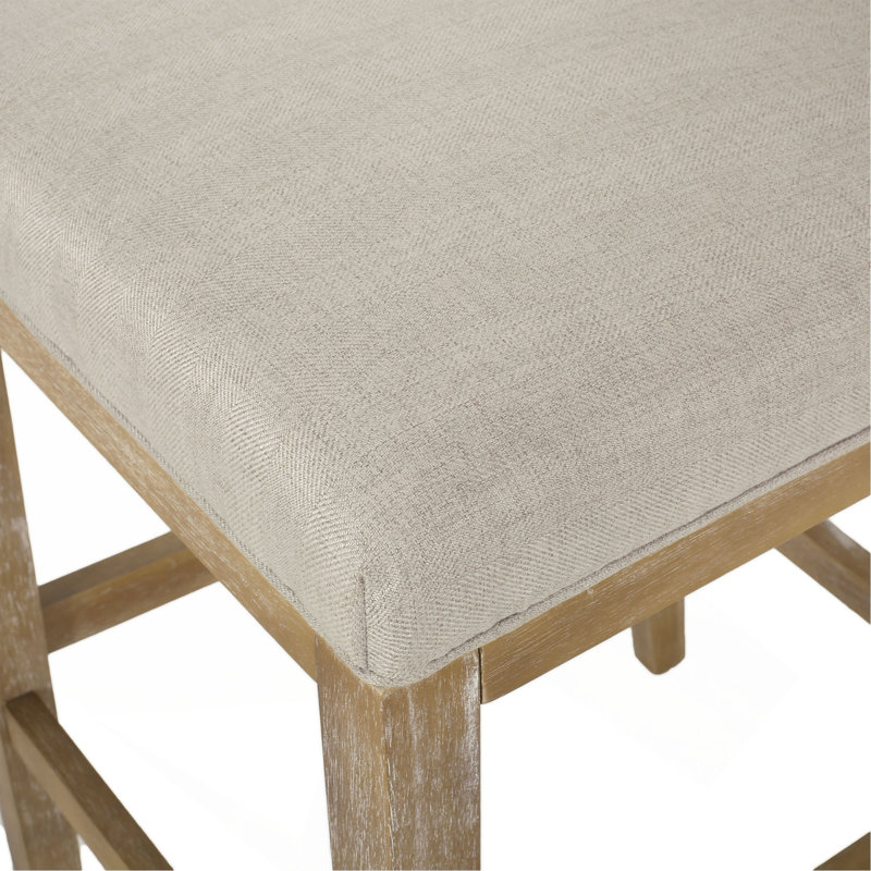 Tabouret de comptoir, ensemble de 2, tissu, Blé, Tabouret de bar (siège d'une hauteur de 31 po)