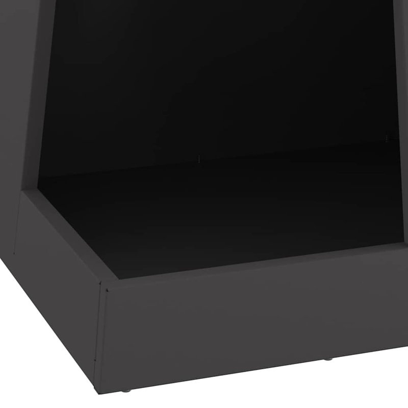 Outdoor Fire Pit, 100cm H x 35cm W x 35cm D, Black