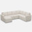 L-Shaped Modular Sofa Set With Large Storage Space-591189965
