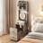 Small Vanity Desk With Mirror And LED Lights-545505807-545505805