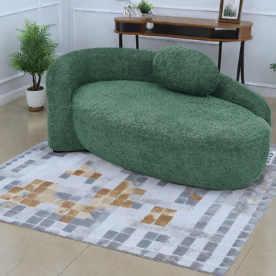Fauteuils d'appoint peu encombrants, Boucle, salon moderne de 67 pouces pour la maison