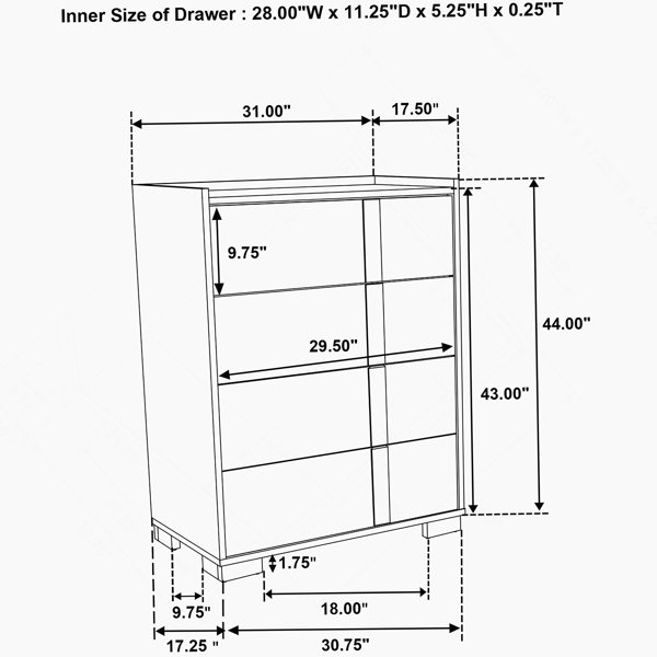 Dimensions du produit