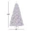 North Valley White 9' White Spruce Artificial Christmas Tree with 750 Clear/White Lights with Stand-1572031247