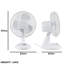 Daewoo 27 cm Oscillating Personal Fan