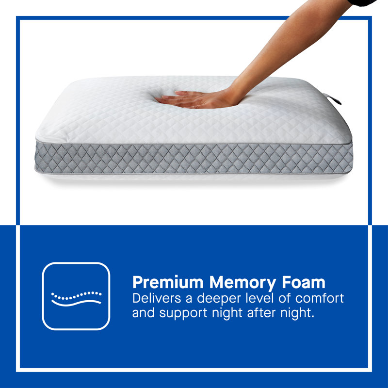 Sealy To Go Classic Memory Foam Pillow