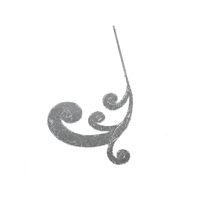 Regal 53cm Paper Ornament Accessory, Silver