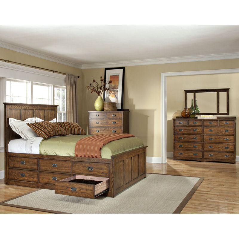 Iskender 6-Drawer Chest, Brown