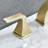 2-handle Bathroom Faucet with Drain Assembly-91905094